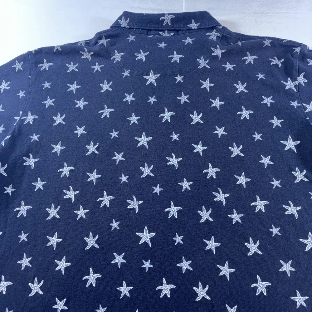 Polo Ralph Lauren Polo Starfish Design Nautical Beach Wear Men's XXL Blue